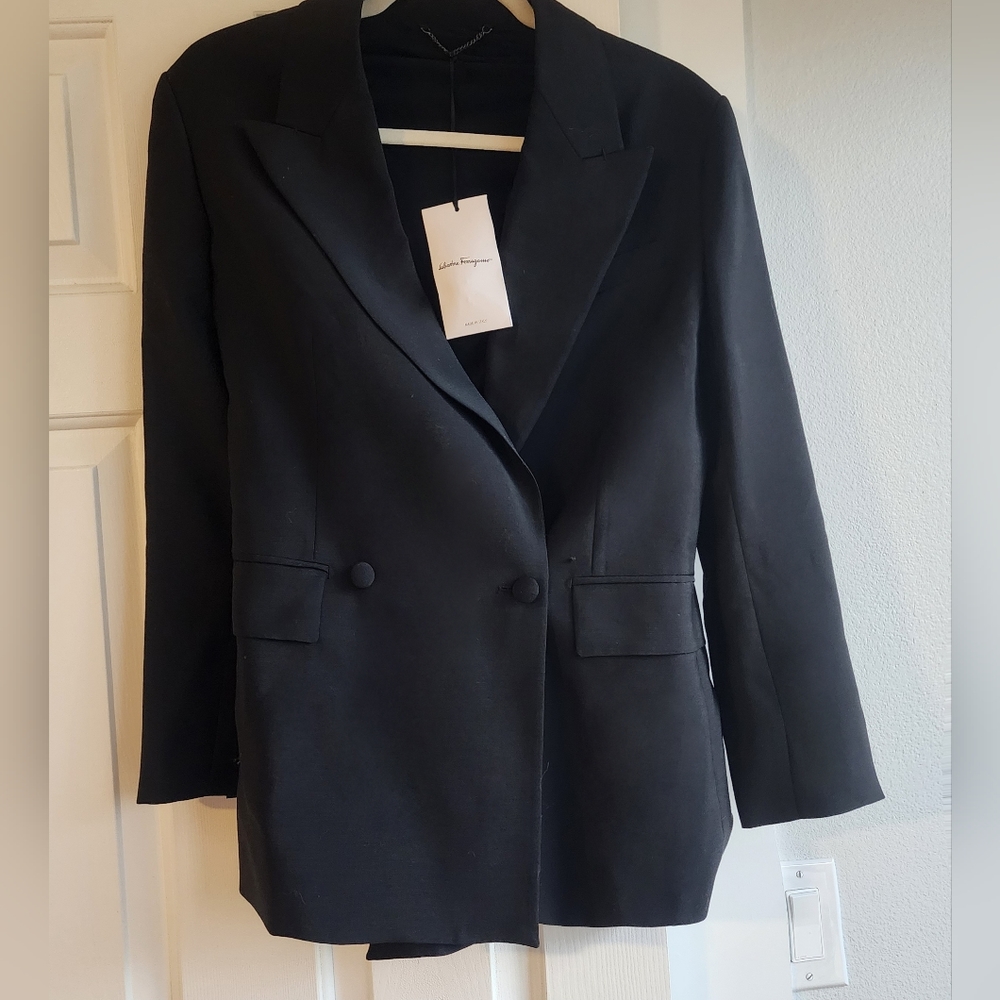 Salvatore Ferragamo Black Blazer - Picture 6 of 6